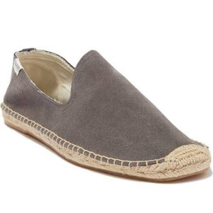 Saludos Suede Espadrille Slip-on Sneaker In Dolphin Grey